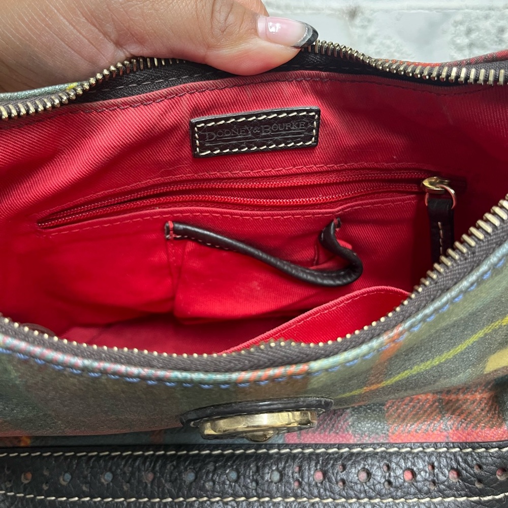 Vintage Plaid Dooney & Burke Bag - Picture 4 of 4